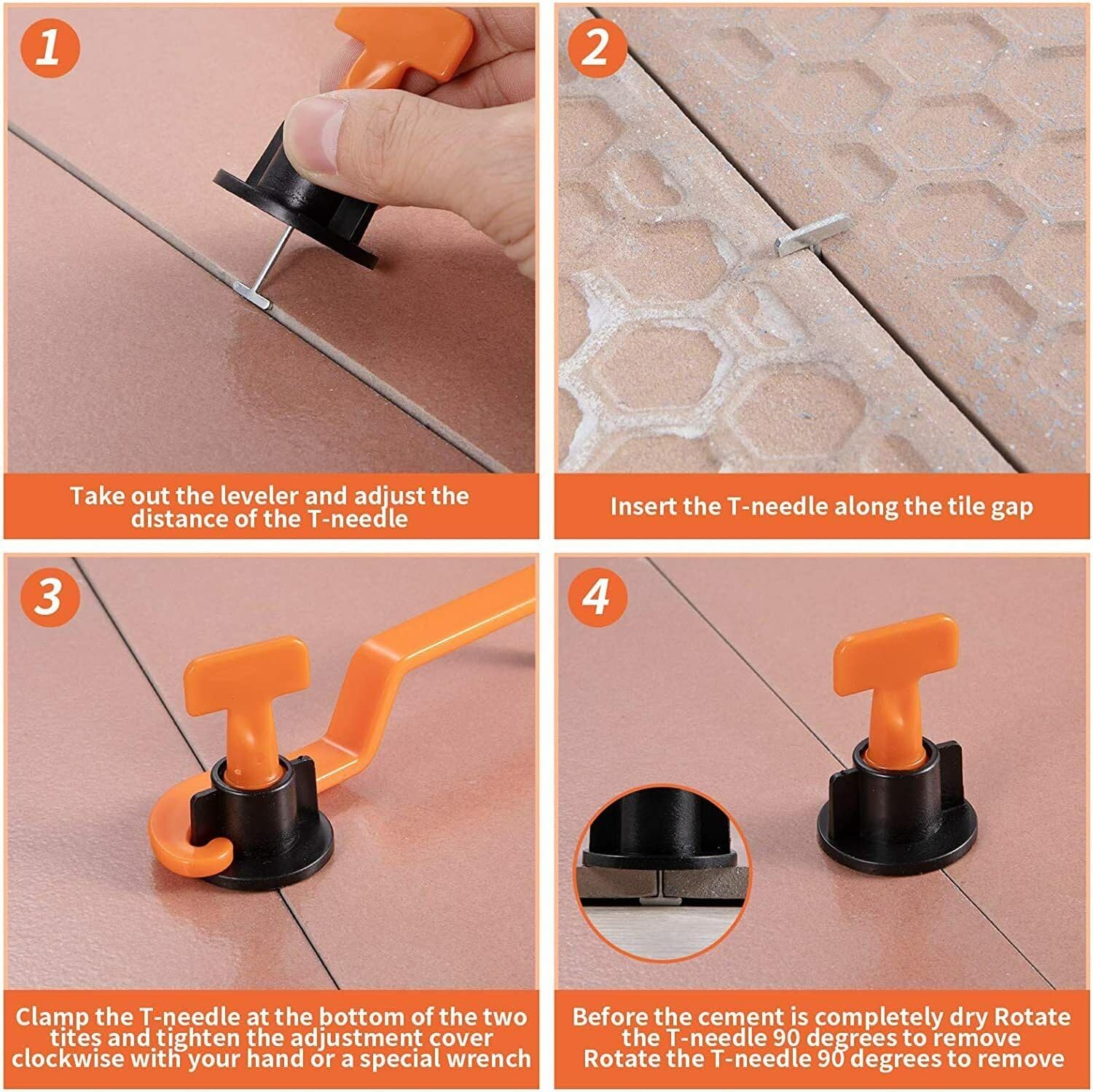 51 szt. System poziomowania pł – Tile Leveling Clip recenzja i cena