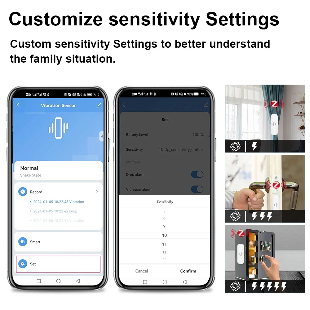 Inteligentny czujnik wibracji  – Home Improvement Hardware recenzja i cena