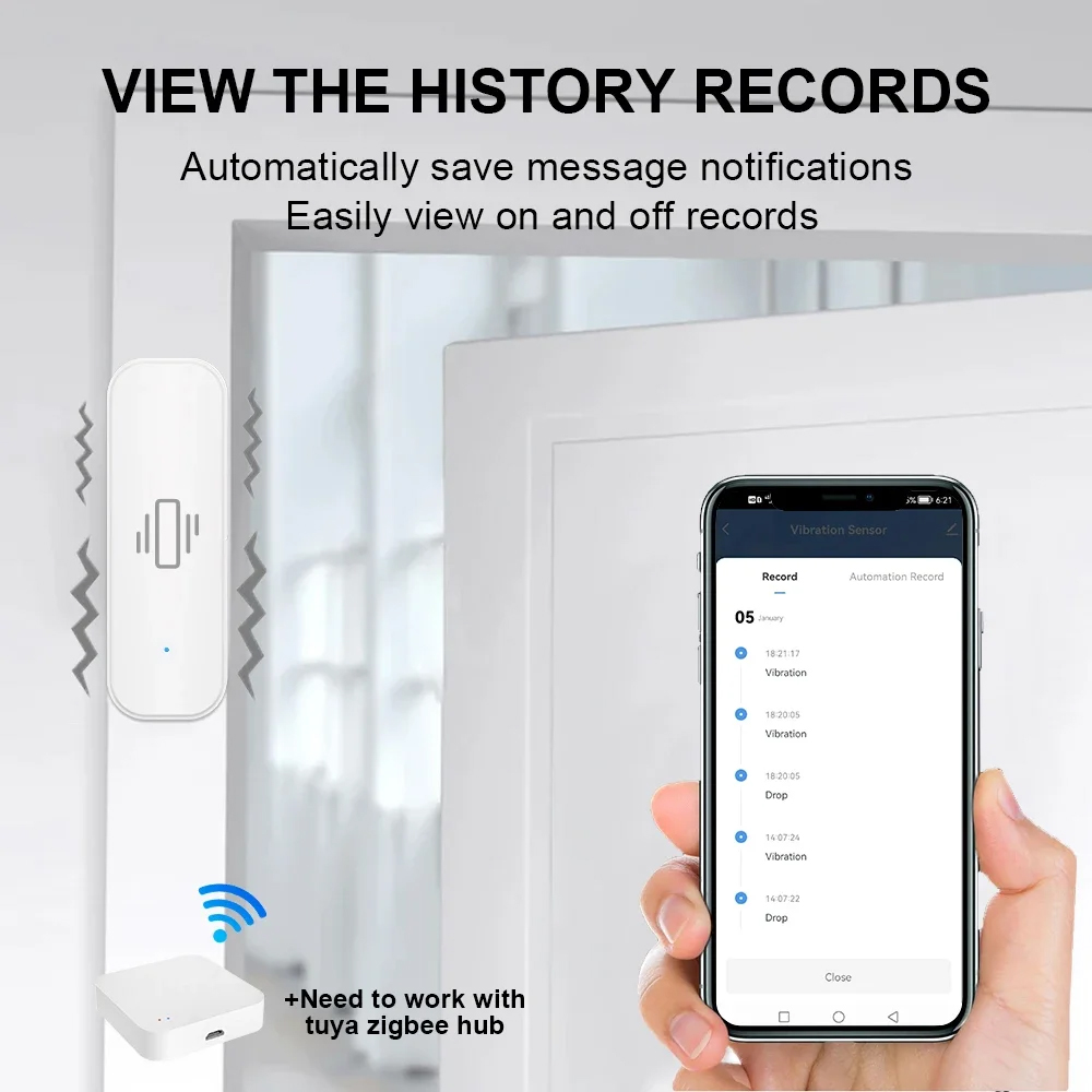 Inteligentny czujnik wibracji  – Home Improvement Hardware recenzja i cena