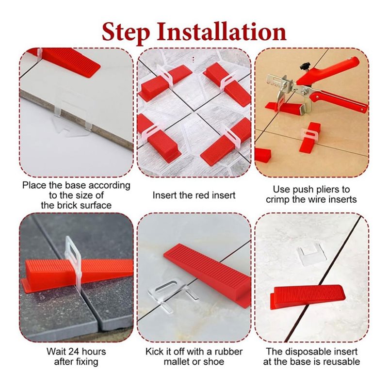 AAAN - Zestaw do poziomowania  – Tile Leveling Clip recenzja i cena