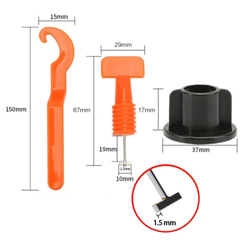 51 szt. Klipsów do systemu poz – Tile Leveling Clip recenzja i cena