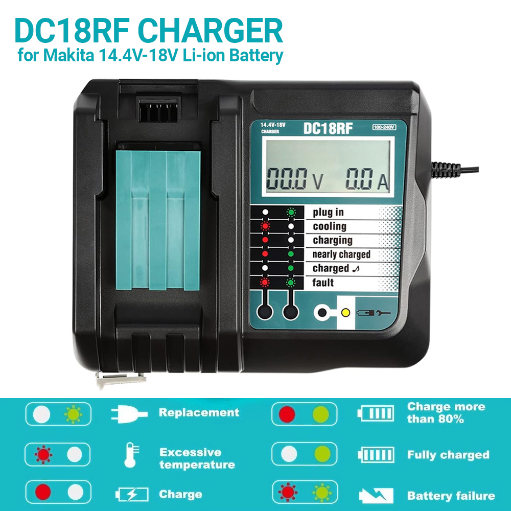Ładowarka DC18RF Li-ion Super  – Makita Drill Hp1640 recenzja i cena