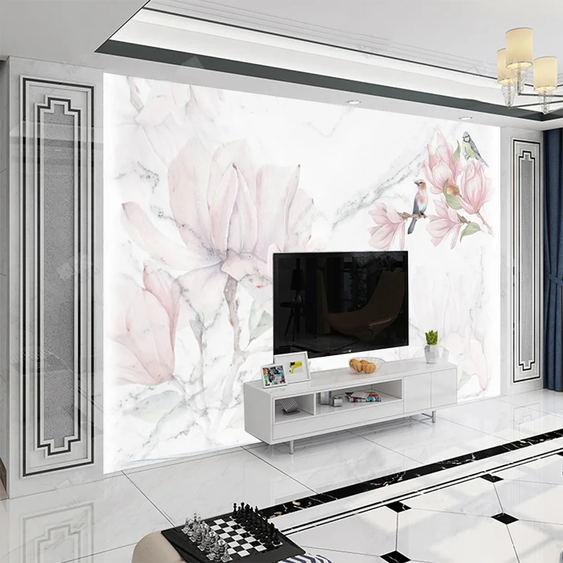 Tapeta 3D na wymiar Różowe Kwi – Home Improvement Background recenzja i cena